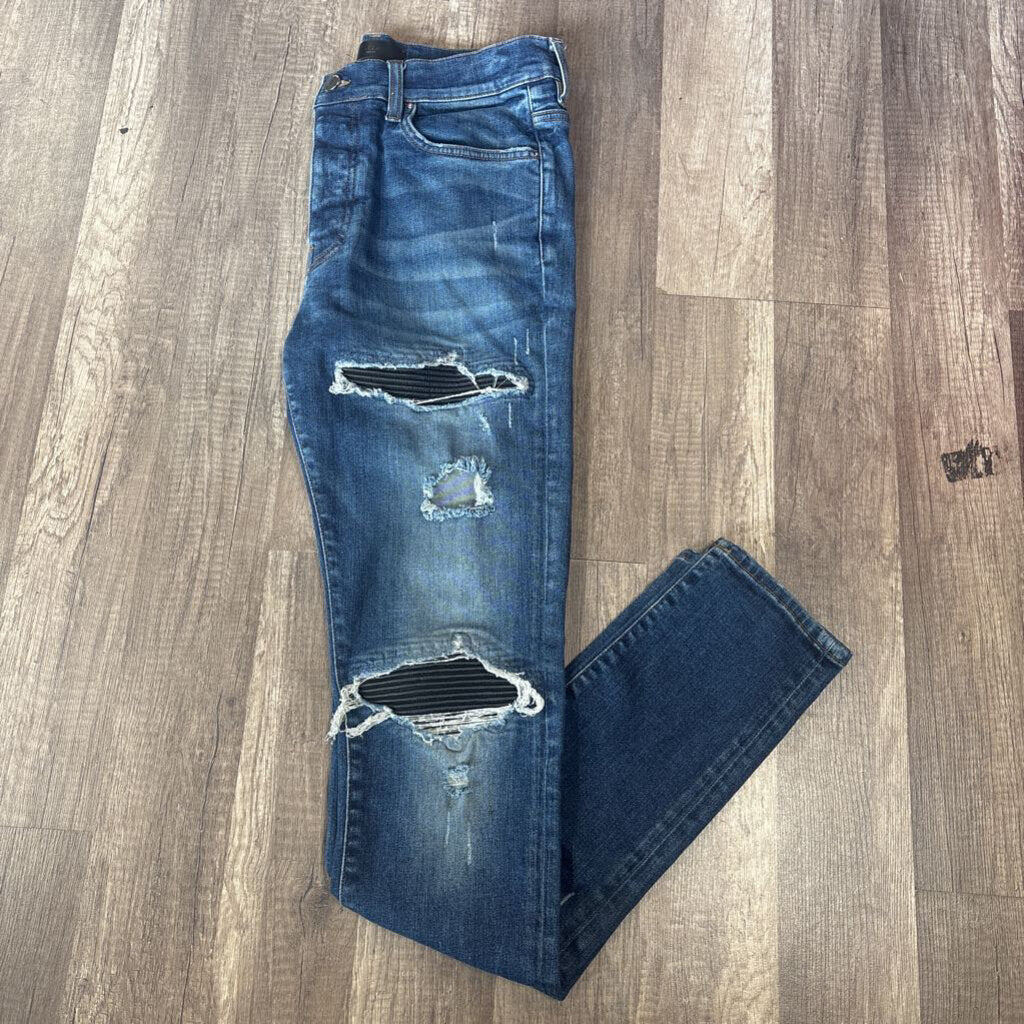 Amiri jeans MX 1 black patch