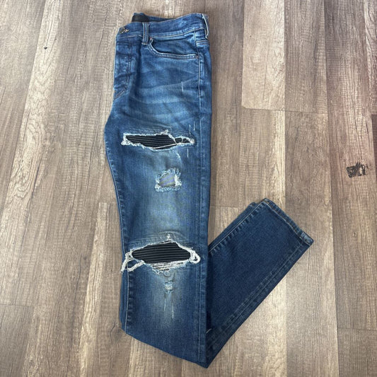 Amiri jeans MX 1 black patch