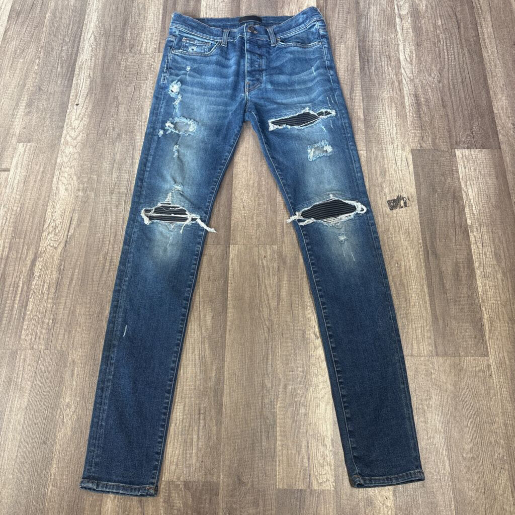 Amiri jeans MX 1 black patch