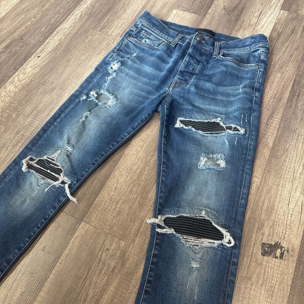 Amiri jeans MX 1 black patch