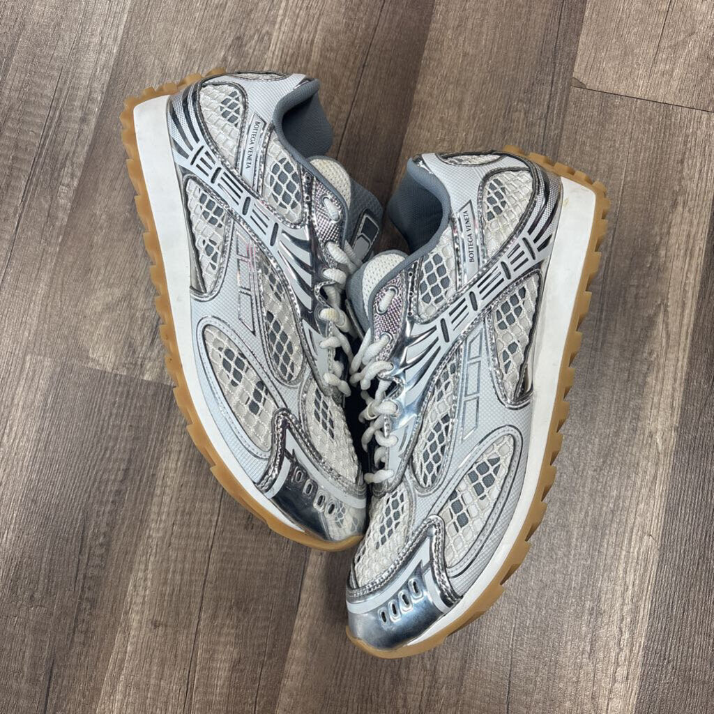 Bottega Veneta Orbit Sneaker white silver (No box)
