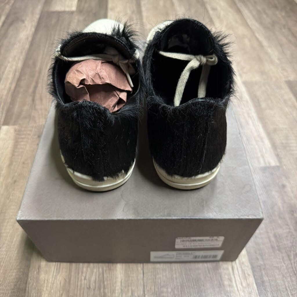 Rick Owens faux fur black low