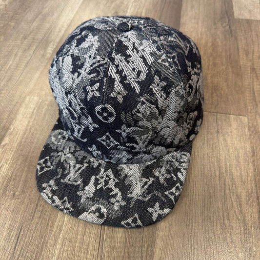 Louis Vuitton monogram jacquard hat blue