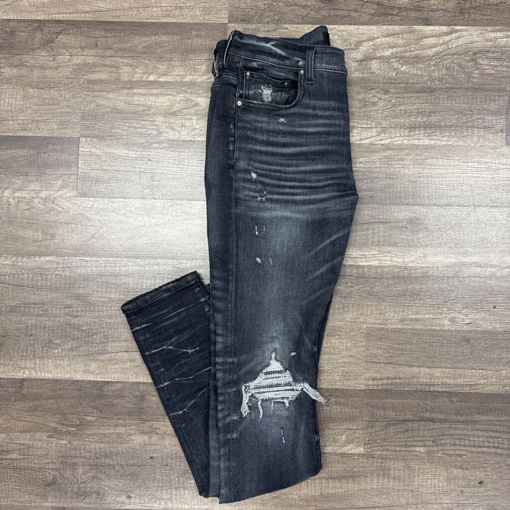 Amiri jean Grey Bedazzled Mx1