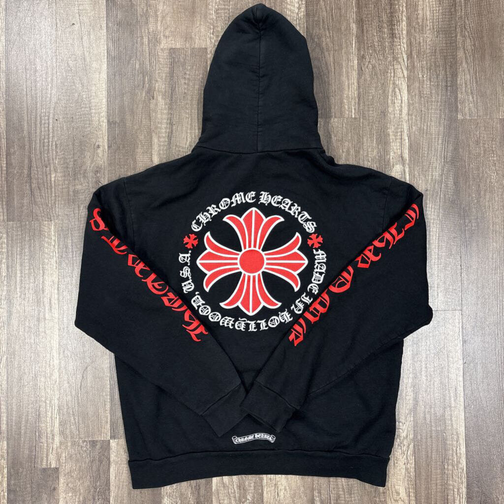 Chrome Heart Red Dagger Hoodie