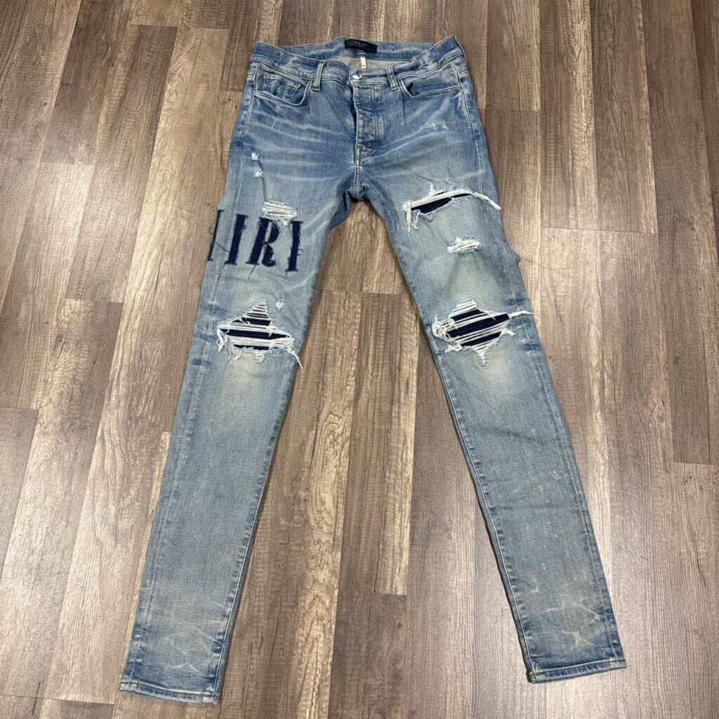 Amiri Mx1 Oblique Denim Patch