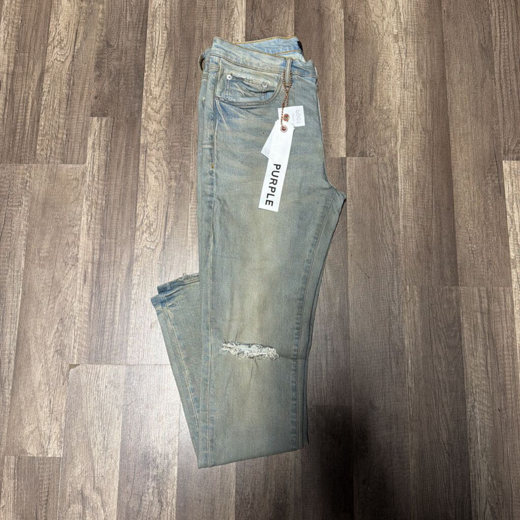 Purple Jeans Light Wash