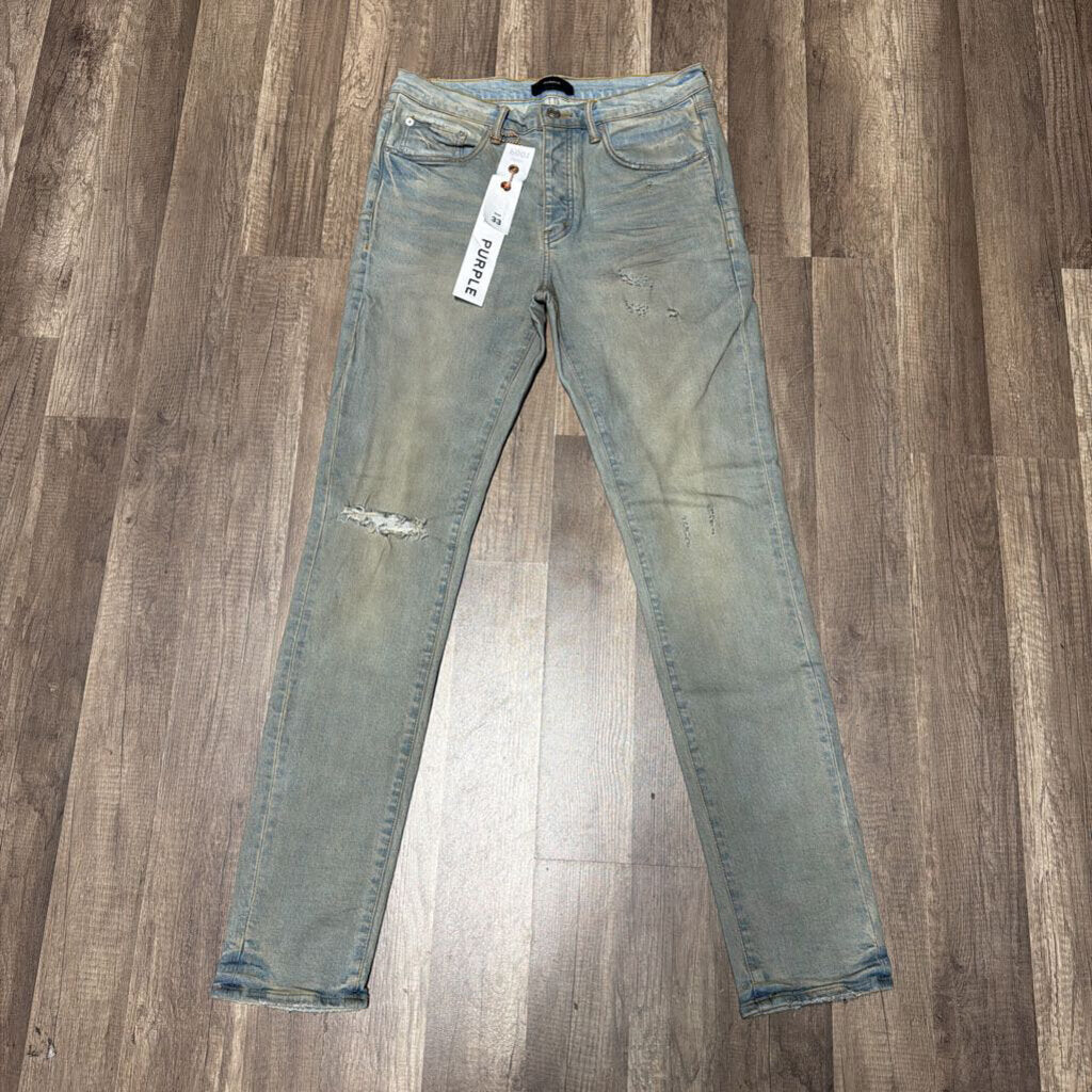 Purple Jeans Light Wash