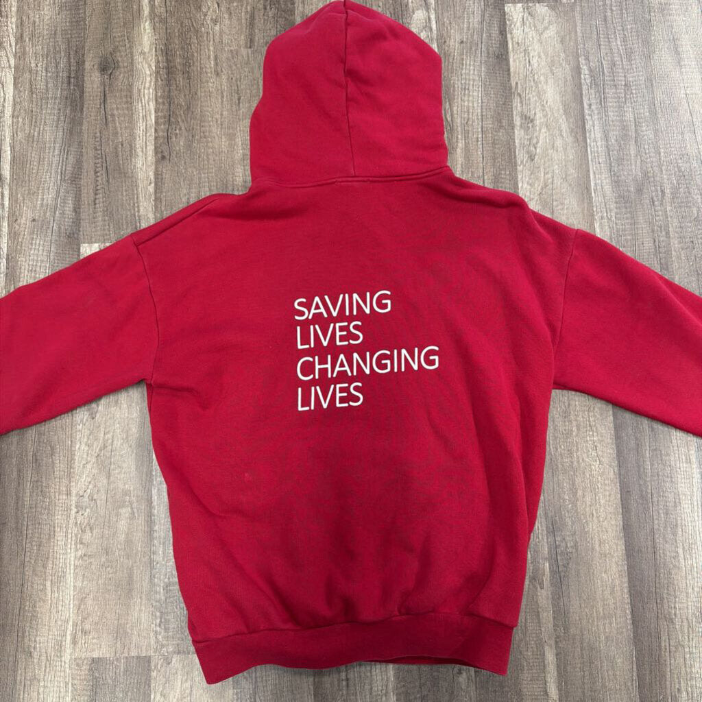 Balenciaga Red WFP Hoodie