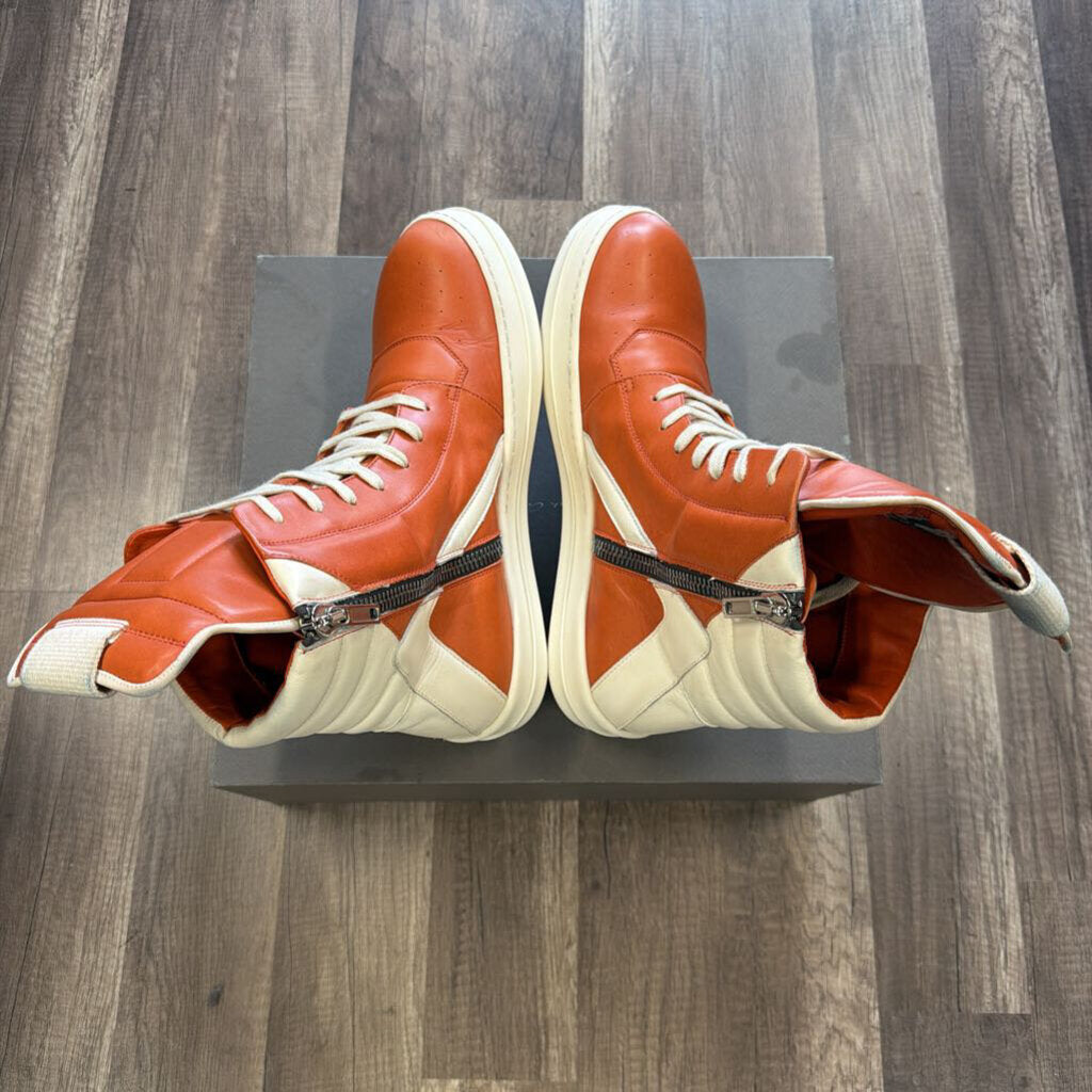 rick owens orange geobasket