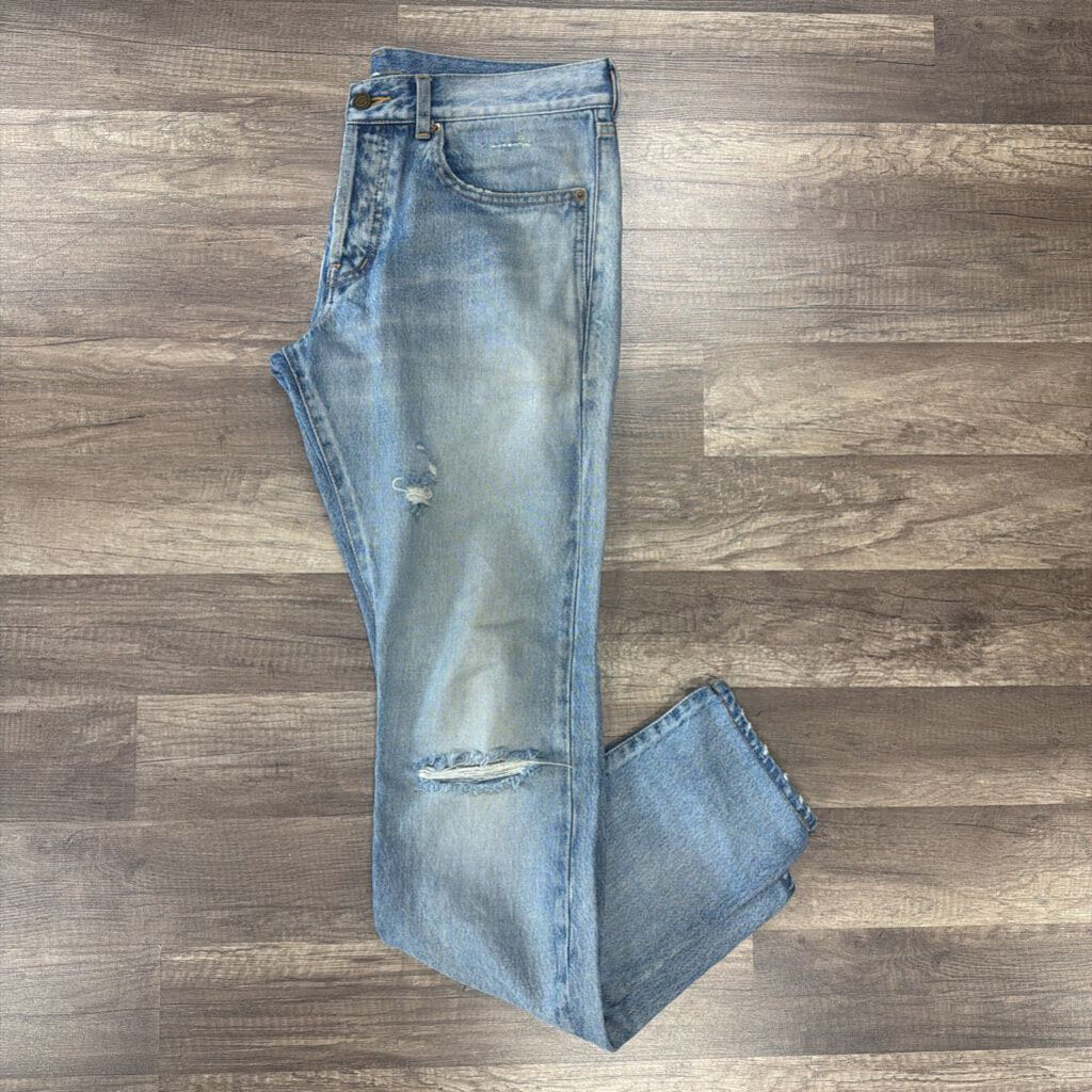 YSL Jean Distressed Medium Wash