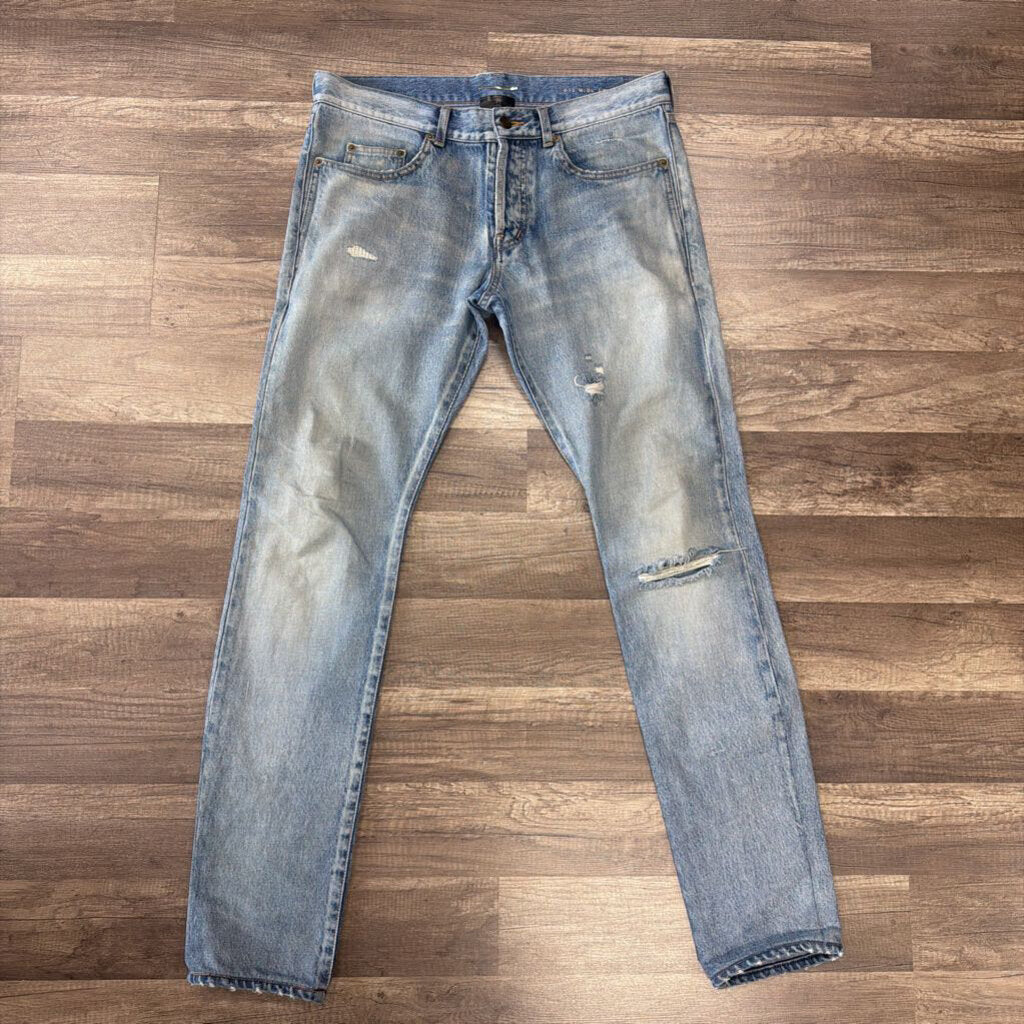 YSL Jean Distressed Medium Wash