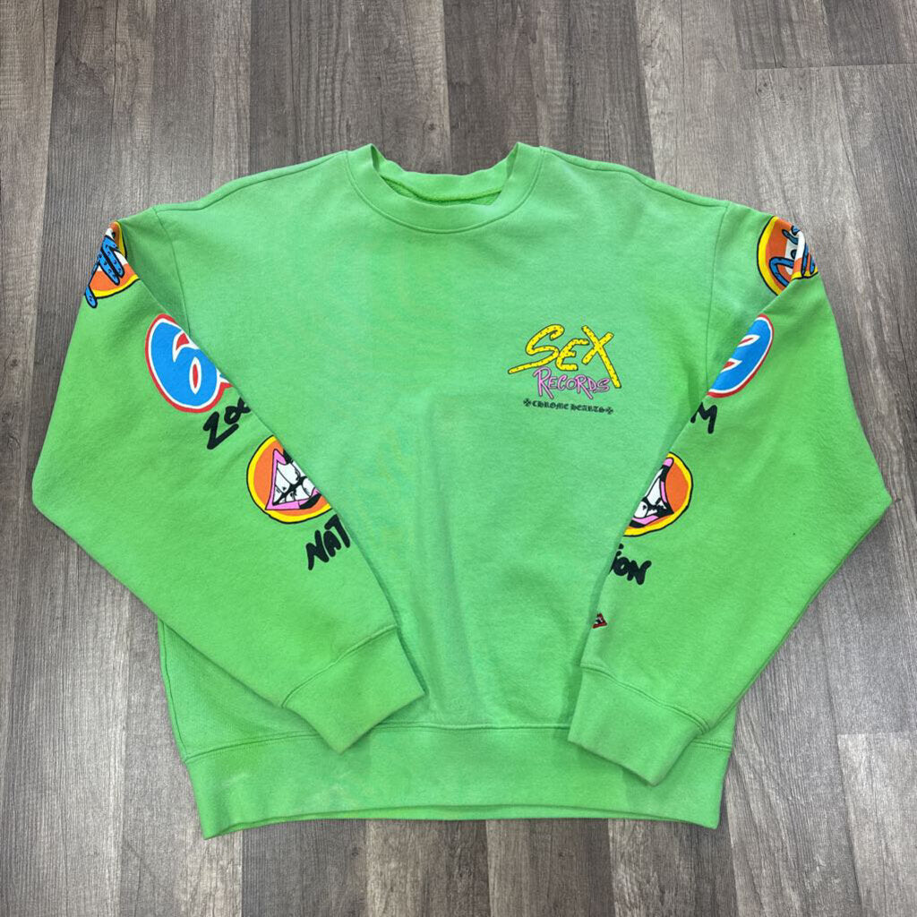 Chrome Hearts x Matty Boy Green Crewneck