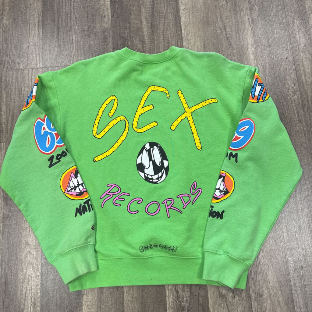 Chrome Hearts x Matty Boy Green Crewneck