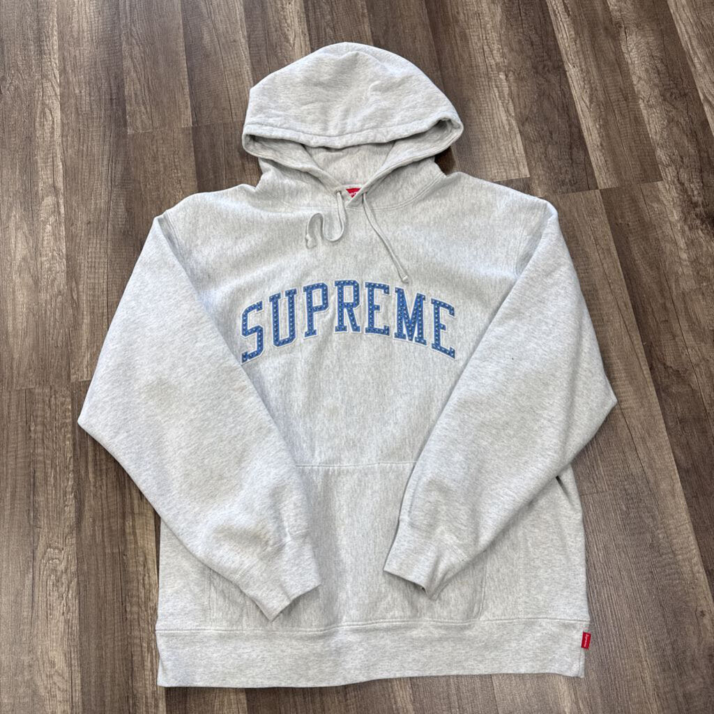 Supreme Hoodie Grey Arc Logo