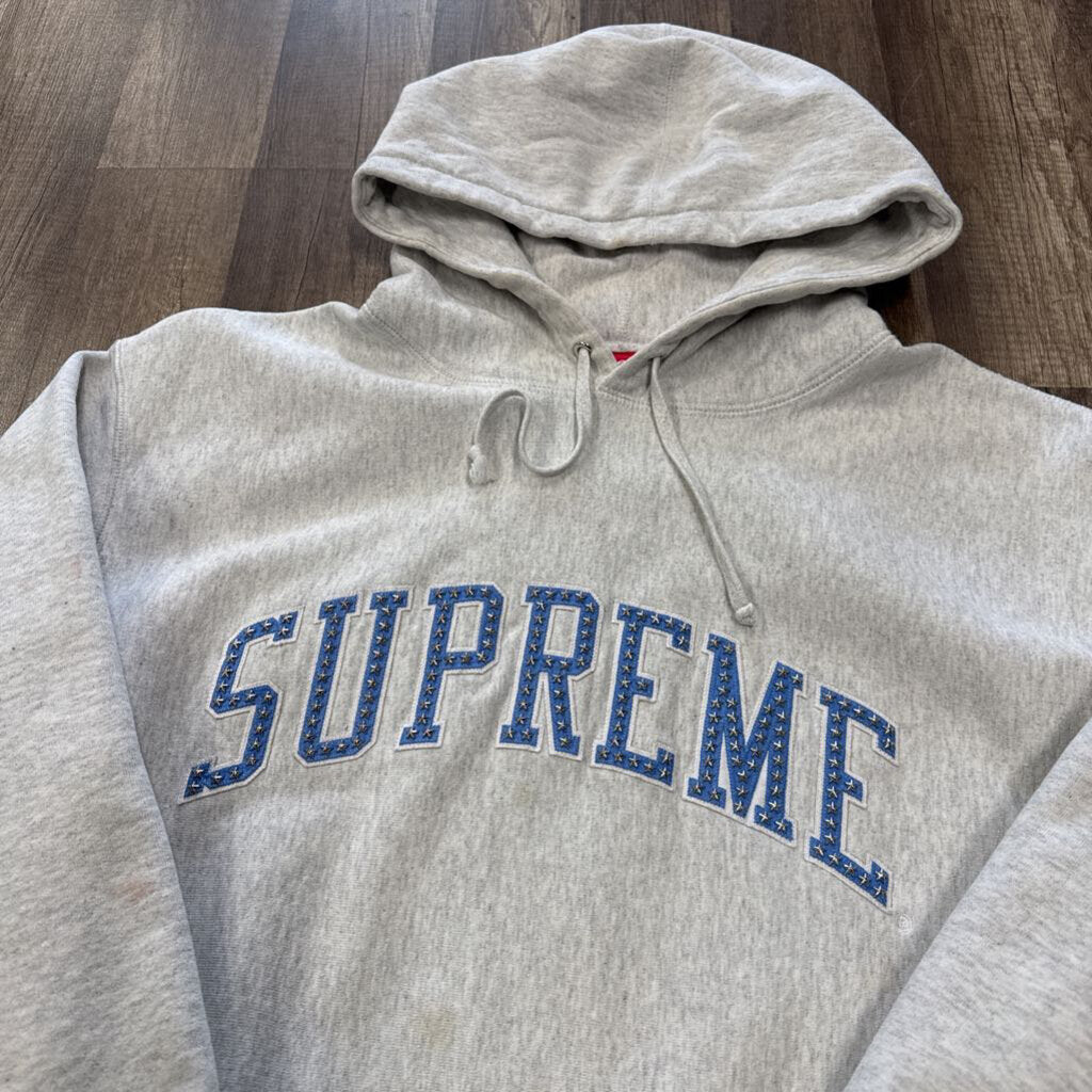 Supreme Hoodie Grey Arc Logo