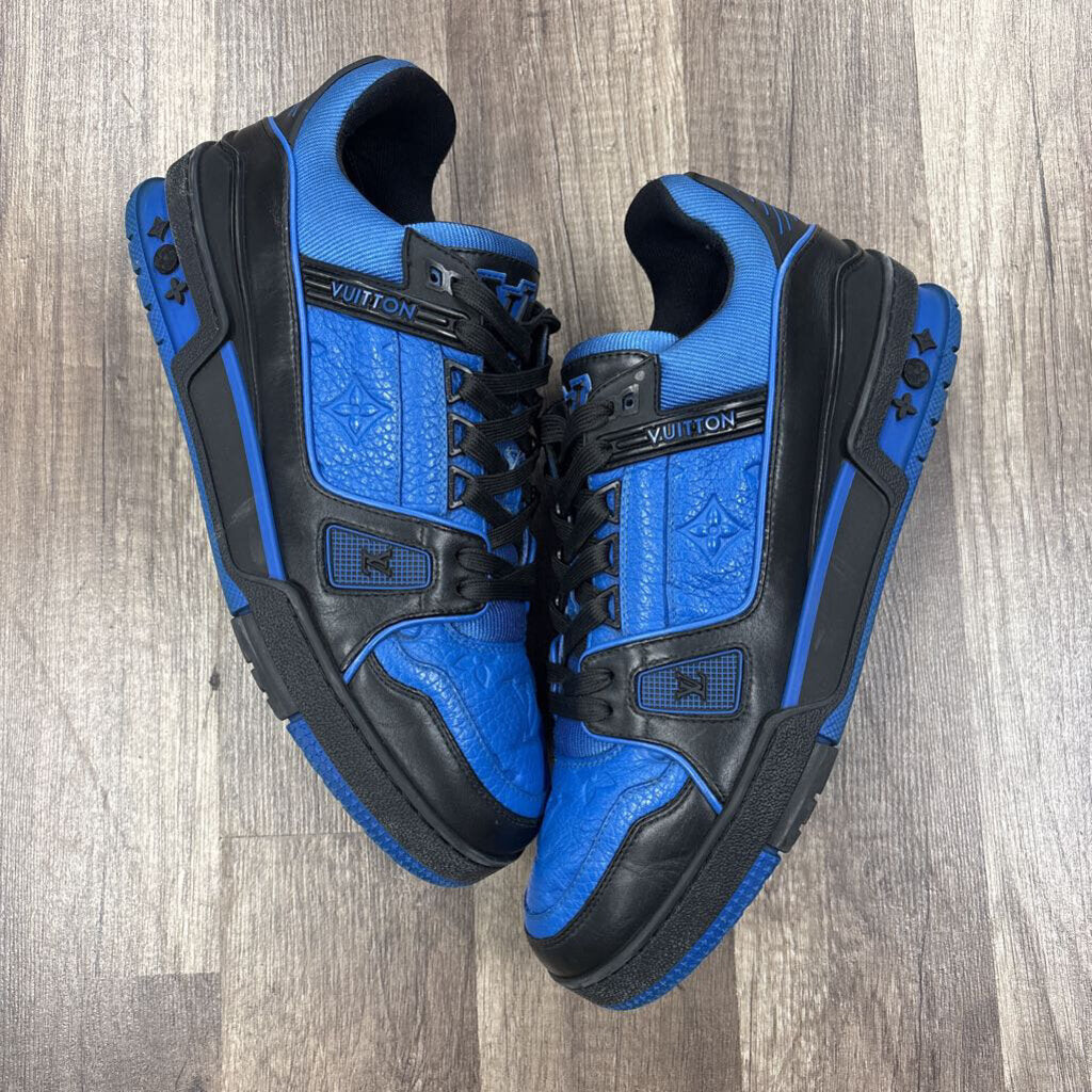 LV Louis Vuitton Trainer Black Blue