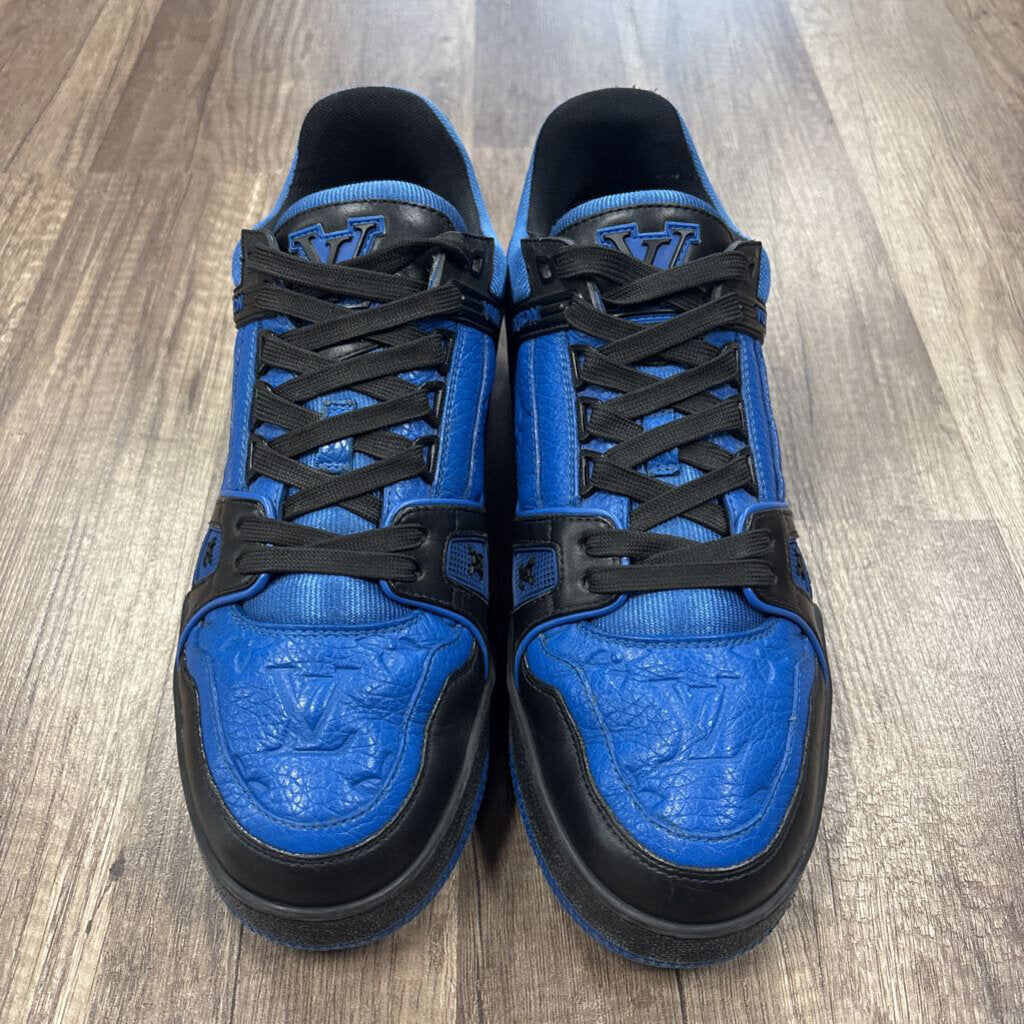LV Louis Vuitton Trainer Black Blue