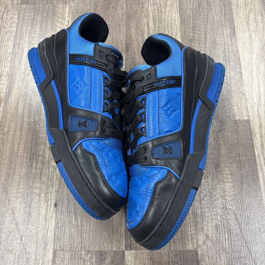 LV Louis Vuitton Trainer Black Blue