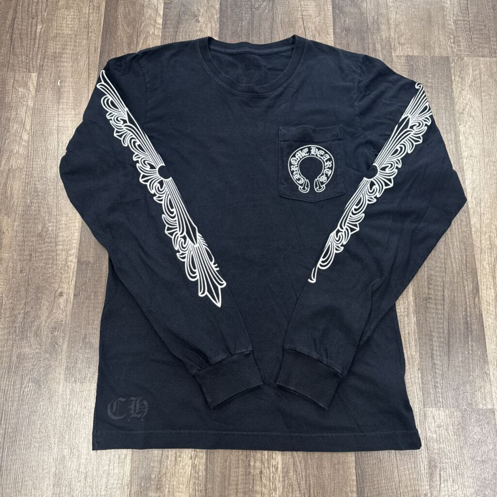 Chrome Hearts Horseshoe L/S T-shirt Black