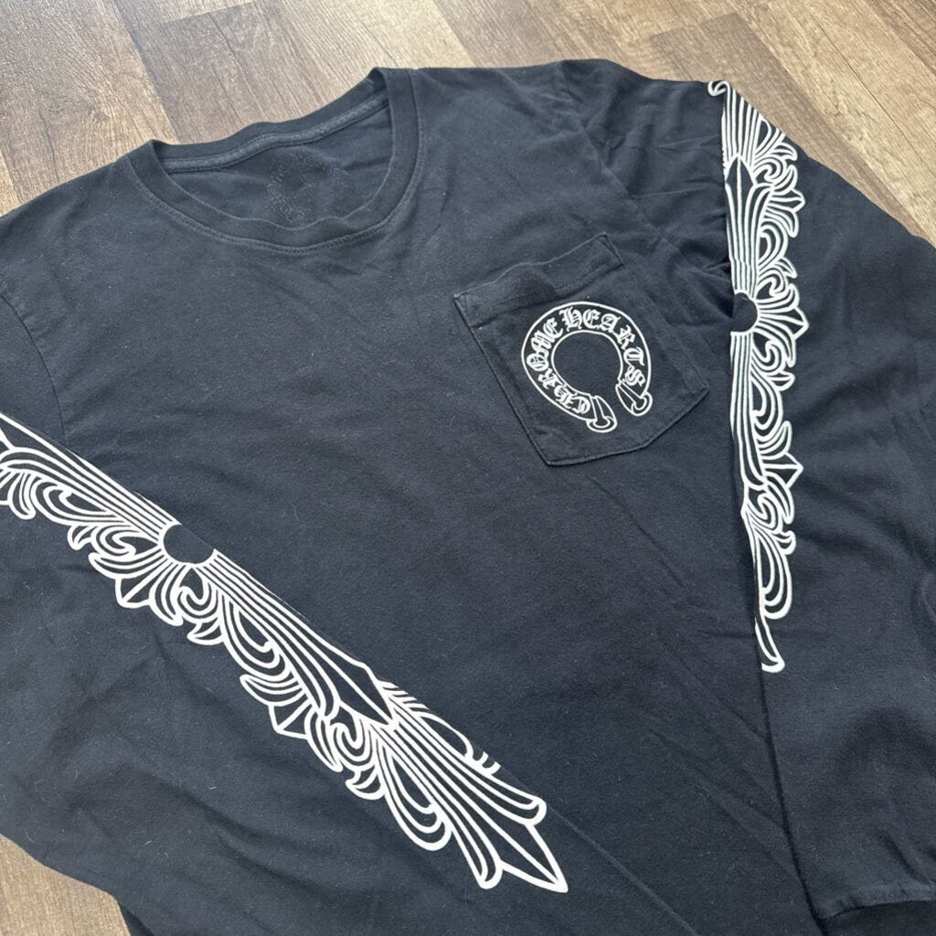 Chrome Hearts Horseshoe L/S T-shirt Black