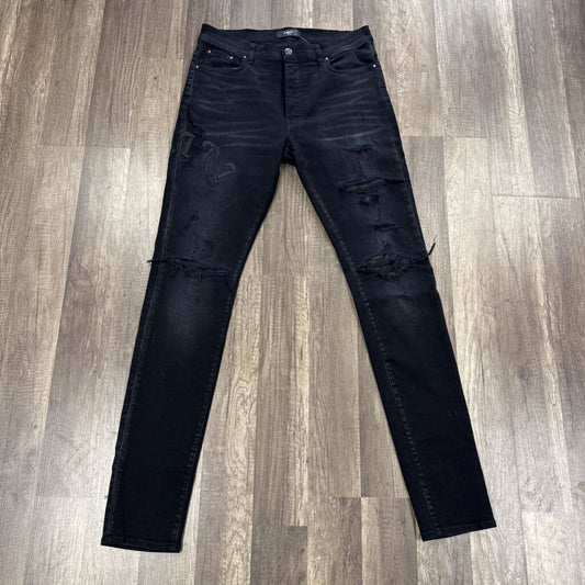 Amiri Jean Black Old English