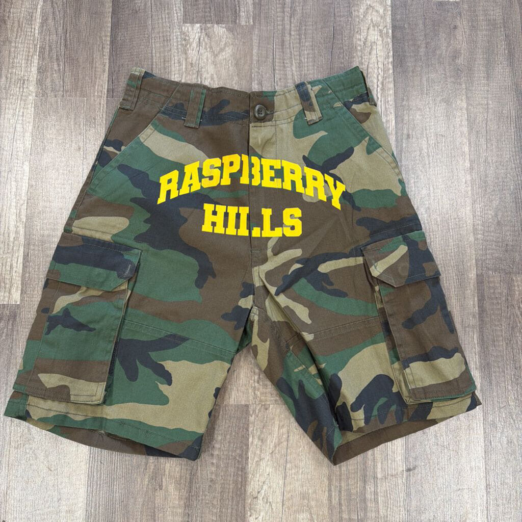 Raspberry Hills Camo Shorts