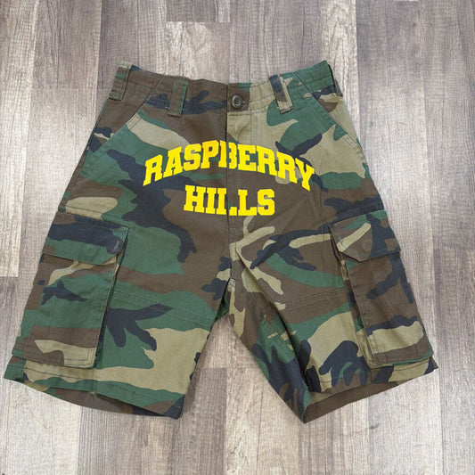 Raspberry Hills Camo Shorts