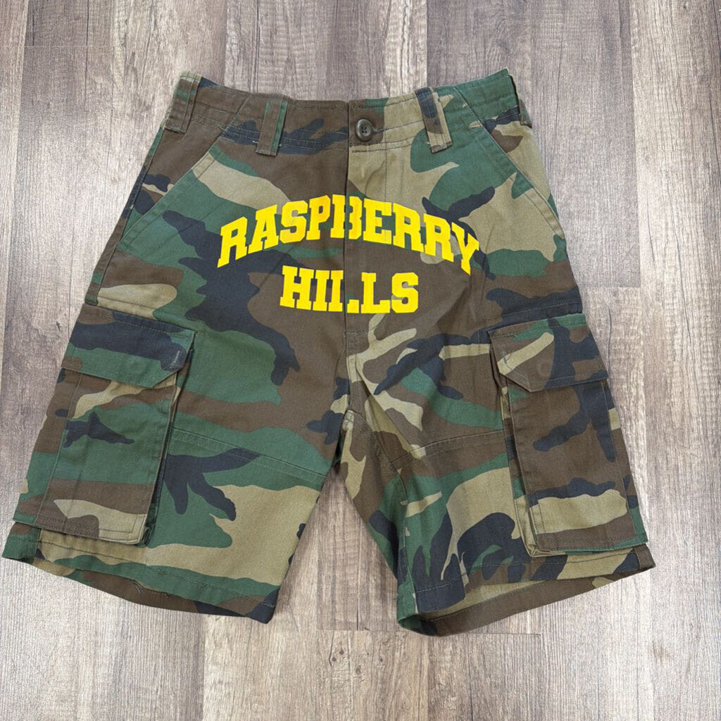Raspberry Hills Camo Shorts