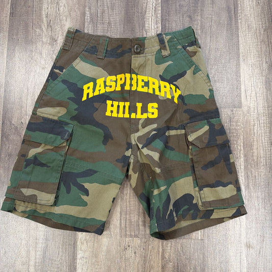 Raspberry Hills Camo Shorts