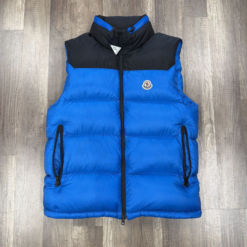 Moncler Polyamide Bubble Vest Blue