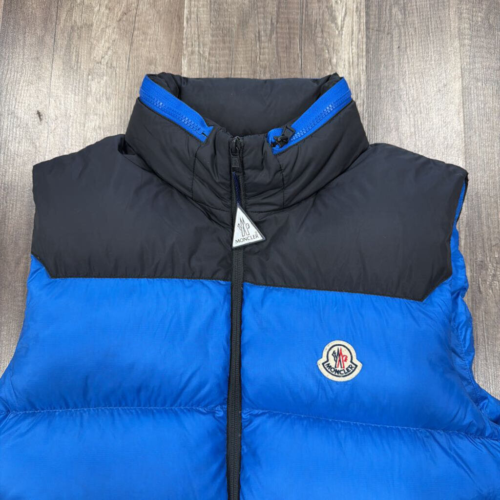 Moncler Polyamide Bubble Vest Blue