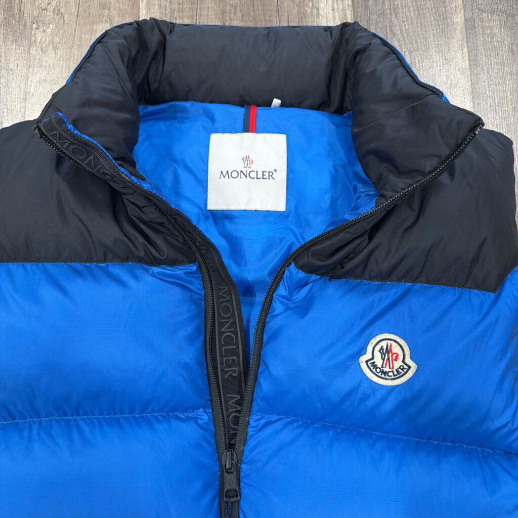 Moncler Polyamide Bubble Vest Blue