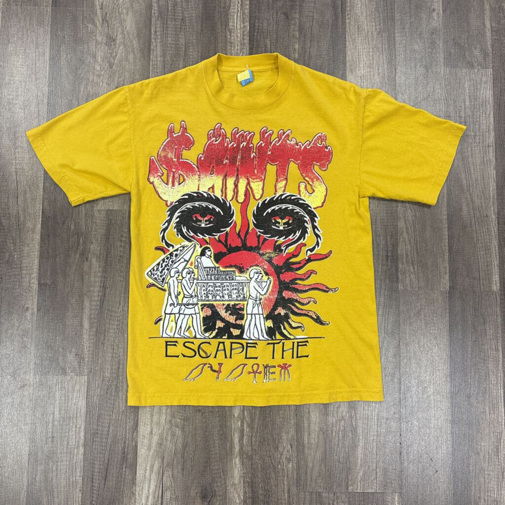 Saints Save Your Soul Tee Yellow
