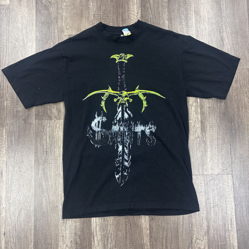 Saints Sword Tee Black