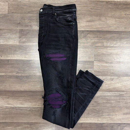 Amiri Jean Mx1 Purple Patch