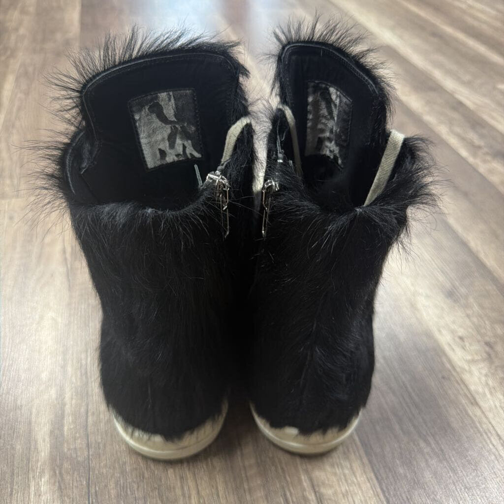 Rick owens hi black mohair (no box)