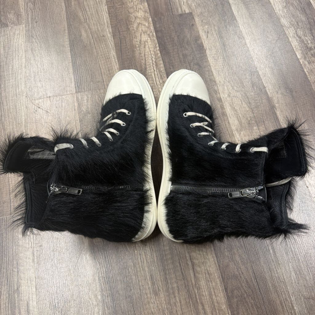 Rick owens hi black mohair (no box)