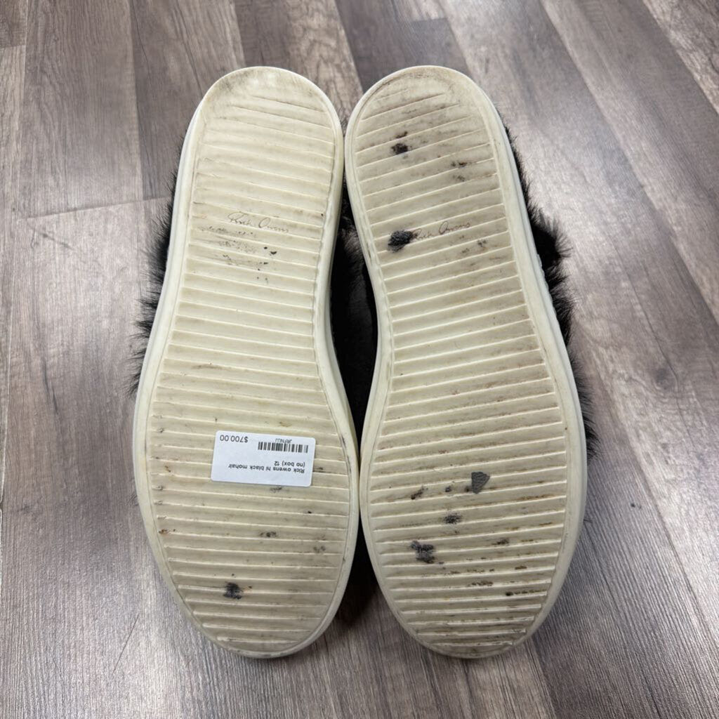Rick owens hi black mohair (no box)