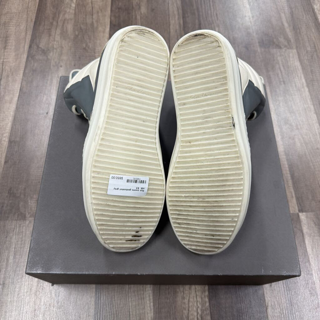 Rick owens geobasket grey milk
