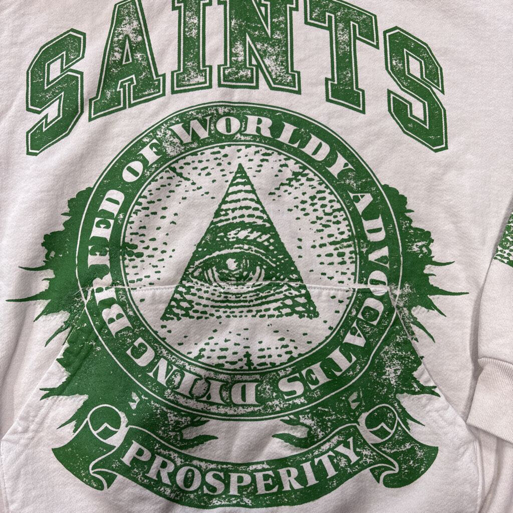 Saints money hoodie grey