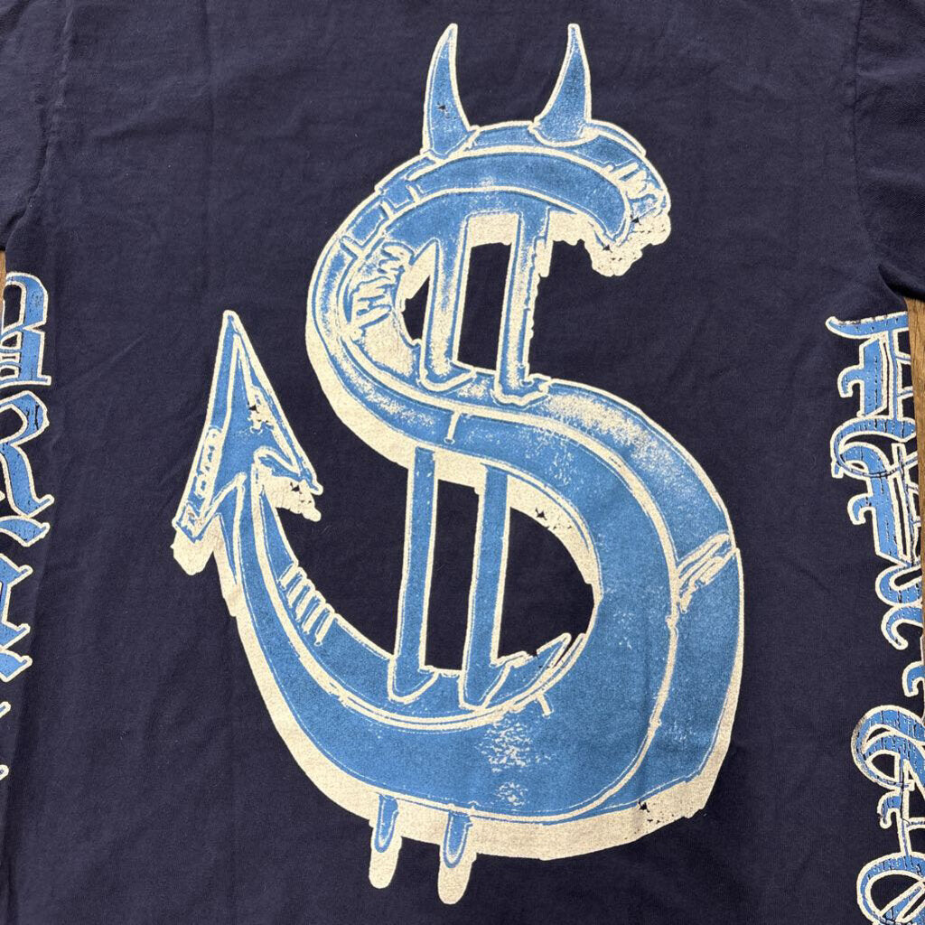 Saints logo shirt blue