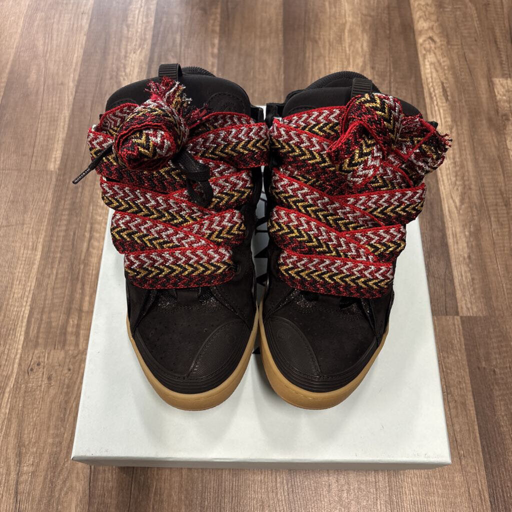 Lanvin curb sneaker multicolor glitter lace