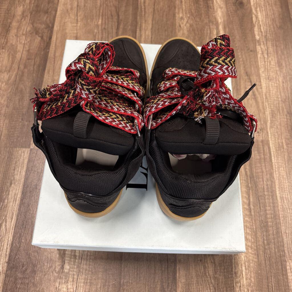 Lanvin curb sneaker multicolor glitter lace