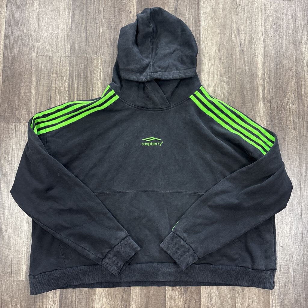 Raspberry Hills Triple Splice Hoodie Black