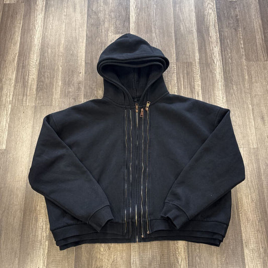 Raspberry Hills Triple Splice Hoodie Black