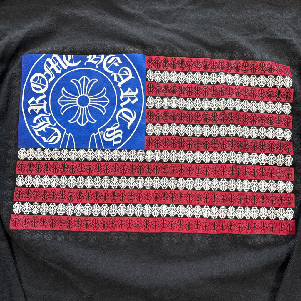 Chrome Hearts American Flag Black Long sleeve