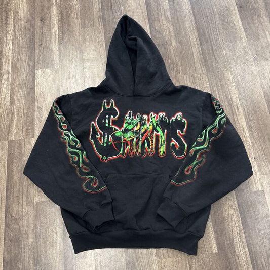 Saints logo hoodie green red yellow