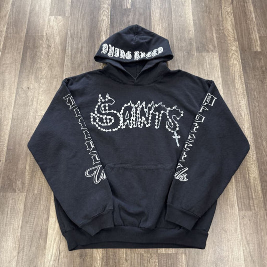 Saints Rosary logo hoodie
