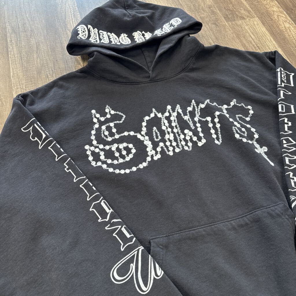Saints Rosary logo hoodie